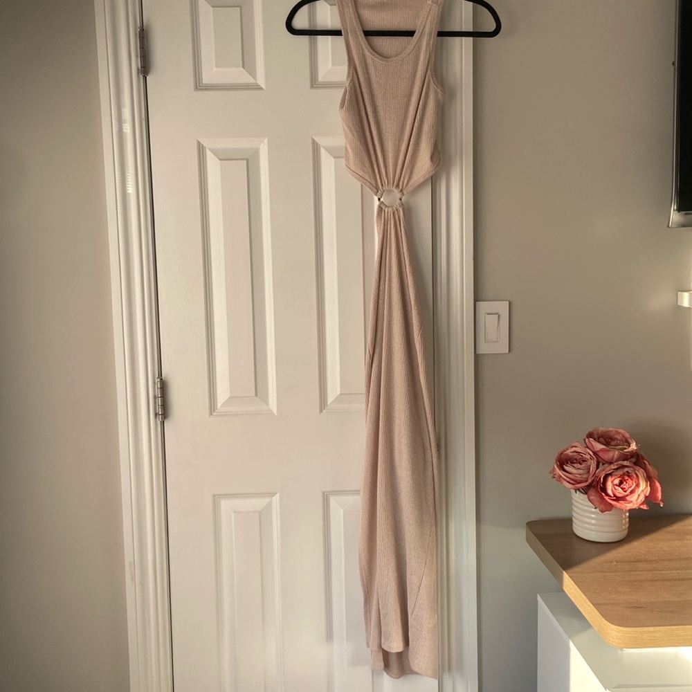 Maxi Dress with Cut-Out Detailing